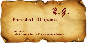 Marschal Gilgames névjegykártya